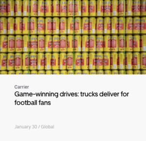 Game-winning drives: trucks deliver for football fans (blog)